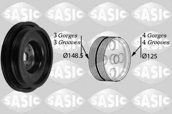 Belt Pulley, crankshaft (2154026)