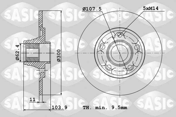 Brake Disc (6104045)