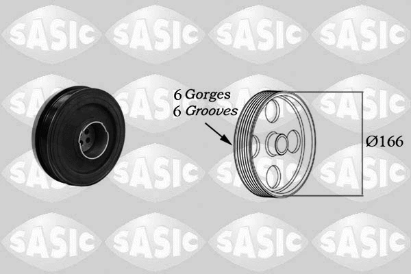 Belt Pulley, crankshaft (2156054)