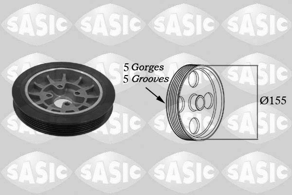 Belt Pulley, crankshaft (2156007)