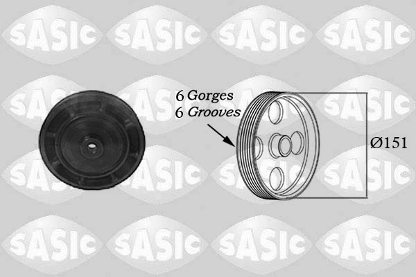 Belt Pulley, crankshaft (2154006)