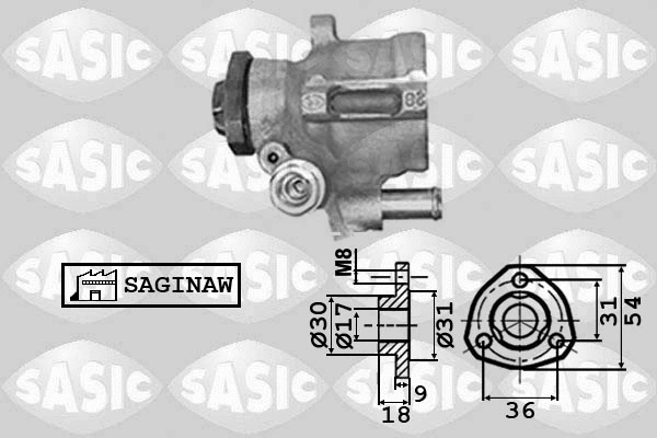 Hydraulic Pump, steering (7076028)