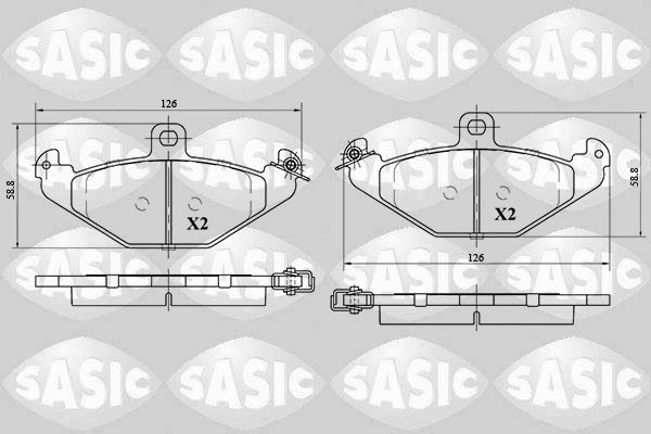 Brake Pad Set, disc brake (6214031)