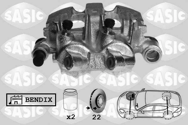 Brake Caliper (SCA6043)