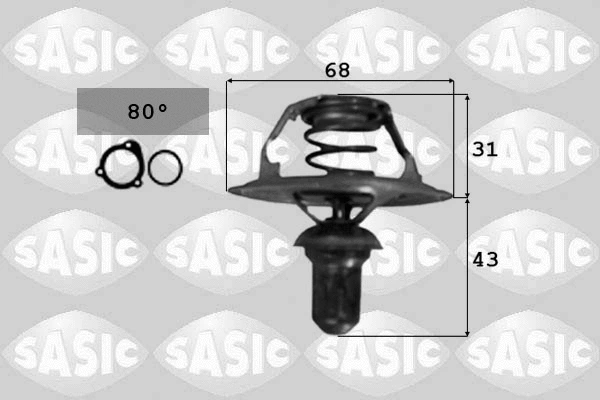 Thermostat, coolant (3381721)