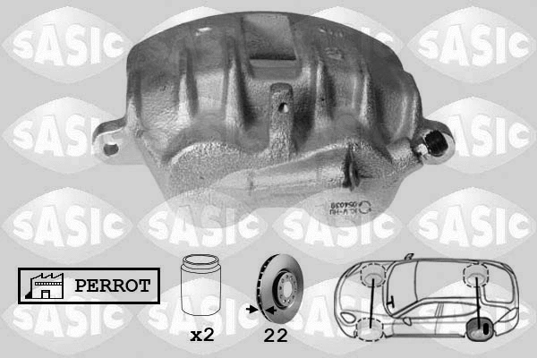 Brake Caliper (SCA6582)