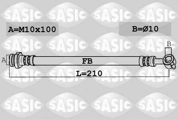 Brake Hose (6606160)