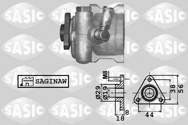Hydraulic Pump, steering (7076007)