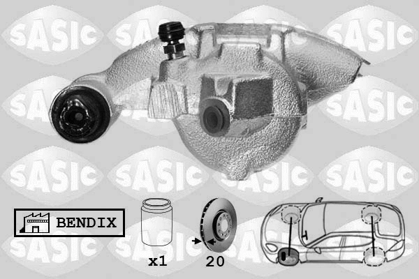 Brake Caliper (SCA6266)
