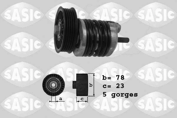Belt Tensioner, V-ribbed belt (1626049)
