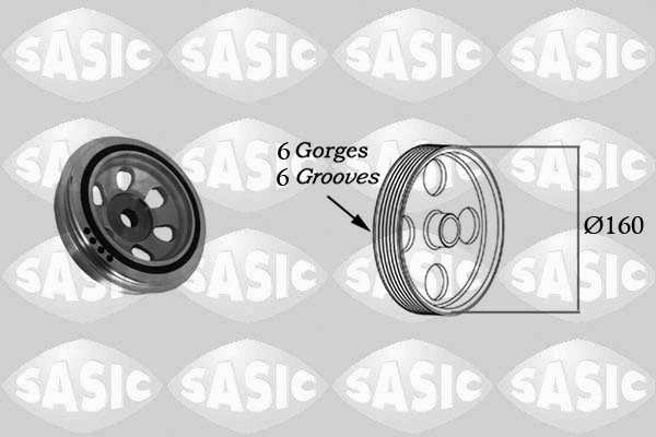 Belt Pulley, crankshaft (2156053)