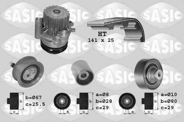 Water Pump & Timing Belt Kit (3906001)