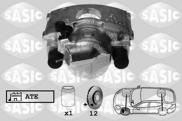 Brake Caliper (SCA6124)