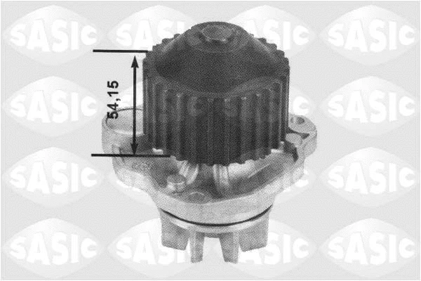Water Pump, engine cooling (2011F61)