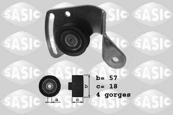 Belt Tensioner, V-ribbed belt (1624055)