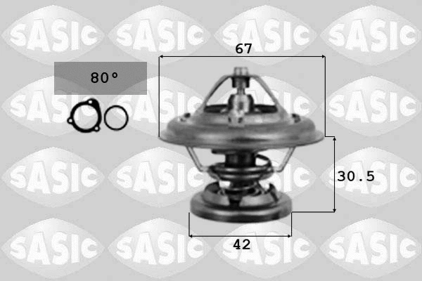 Thermostat, coolant (9000369)