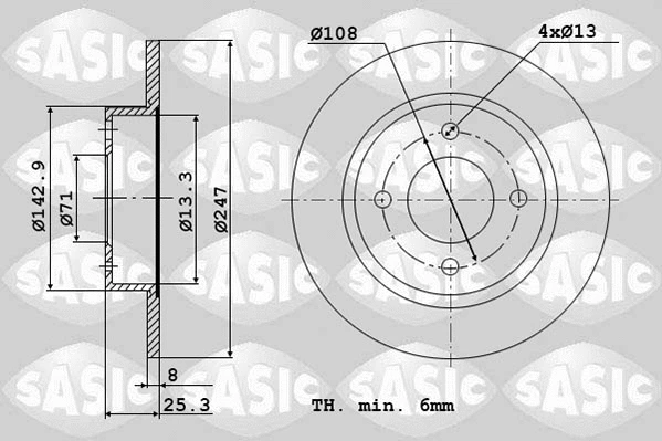 Brake Disc (2464G64J)