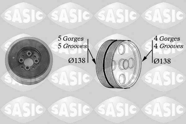 Belt Pulley, crankshaft (2156004)
