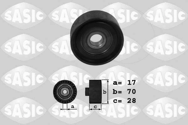 Deflection/Guide Pulley, V-ribbed belt (1626018)