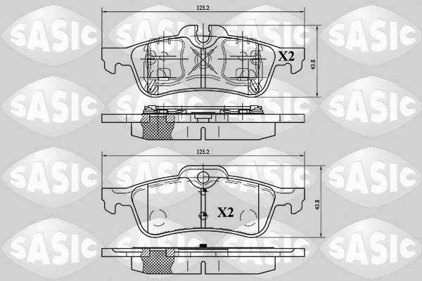 Brake Pad Set, disc brake (6216061)