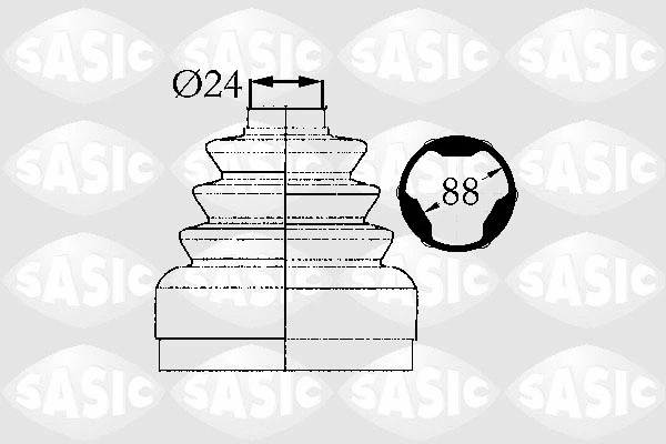Bellow Kit, drive shaft (9004727)