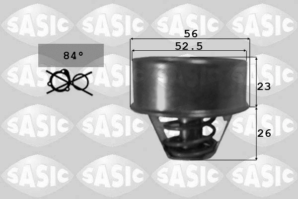 Thermostat, coolant (9000326)