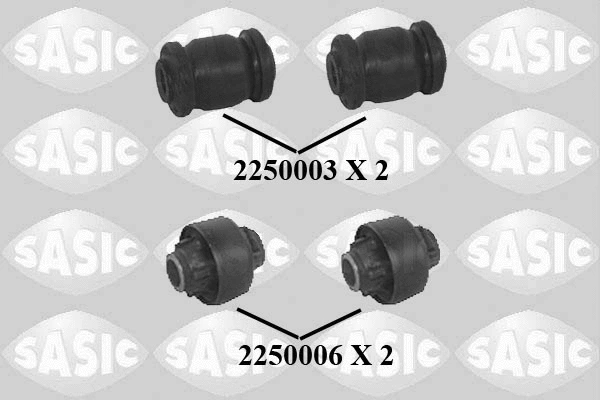 Repair Kit, control arm (7960002)
