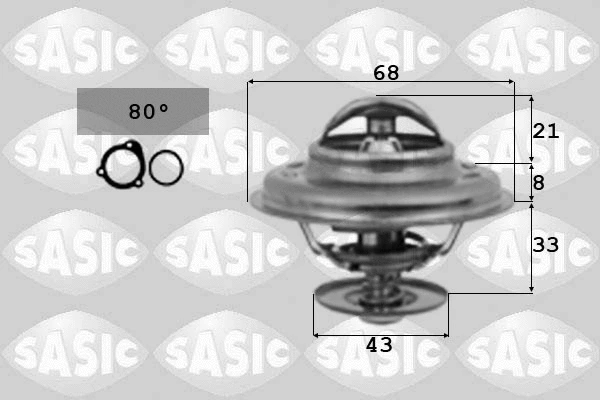 Thermostat, coolant (9000036)