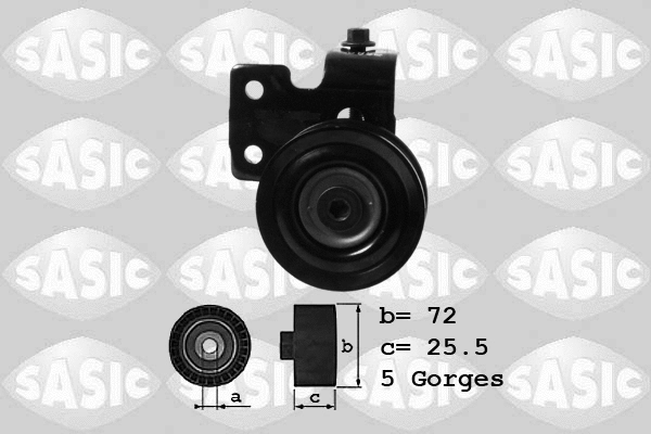 Belt Tensioner, V-ribbed belt (1626105)