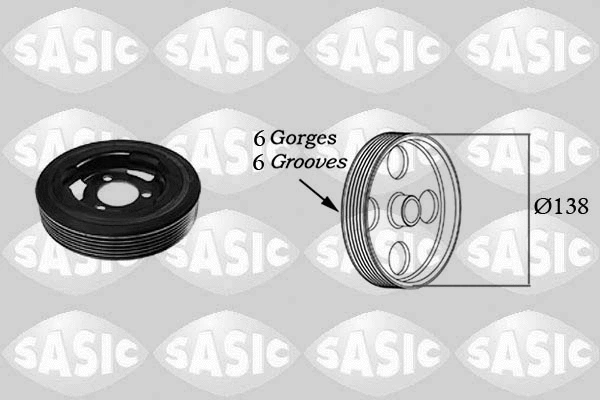 Belt Pulley, crankshaft (2156025)