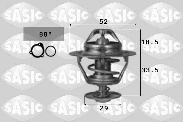 Thermostat, coolant (3306064)