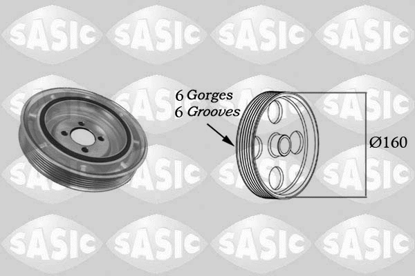 Belt Pulley, crankshaft (2156012)