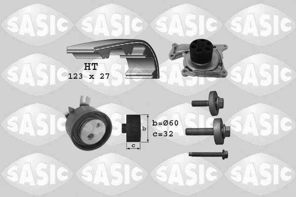Water Pump & Timing Belt Kit (3904037)