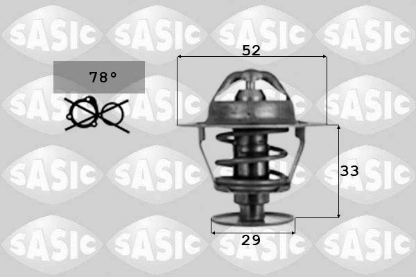 Thermostat, coolant (9000039)