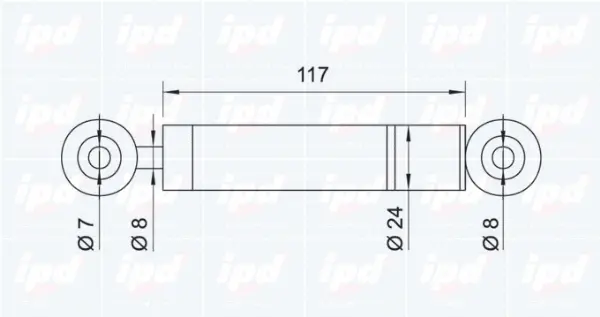 Vibration Damper, V-ribbed belt