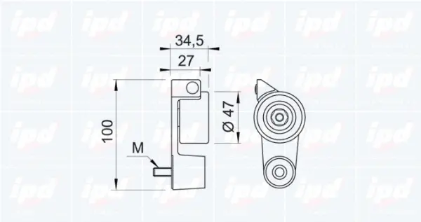 Tensioner Pulley, timing belt
