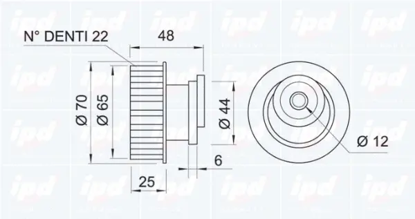 Tensioner Pulley, timing belt