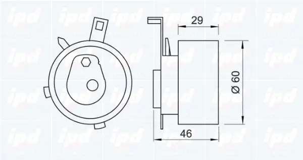 Tensioner Pulley, timing belt