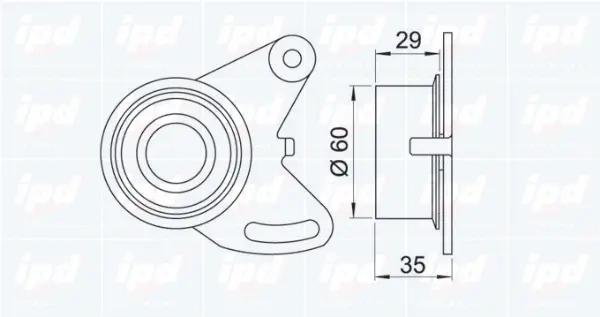 Tensioner Pulley, timing belt