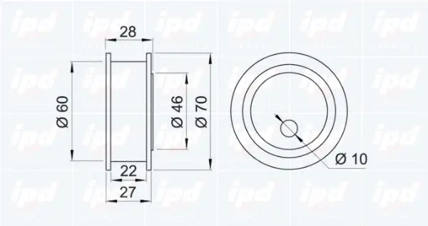 Tensioner Pulley, timing belt