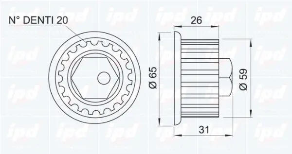 Tensioner Pulley, timing belt