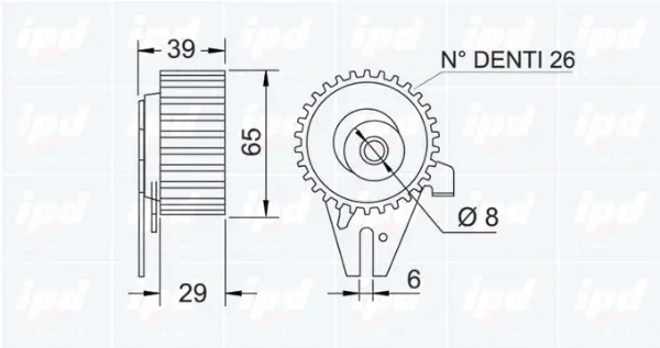 Tensioner Pulley, timing belt