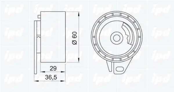 Tensioner Pulley, timing belt