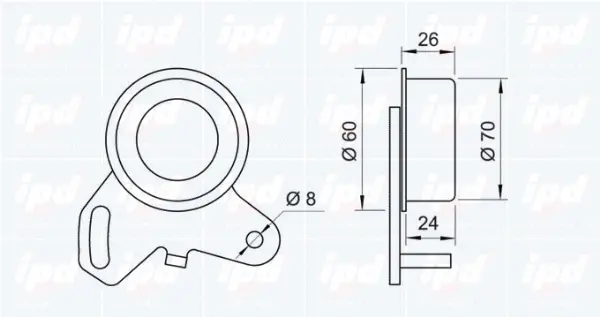 Tensioner Pulley, timing belt