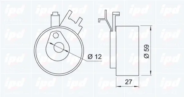 Tensioner Pulley, timing belt