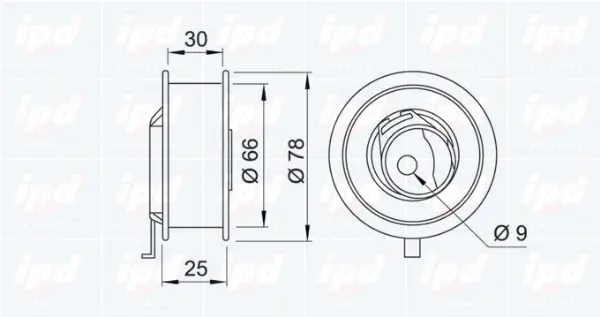 Tensioner Pulley, timing belt