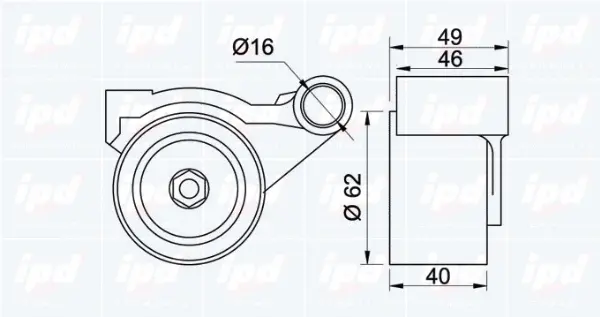 Tensioner Pulley, timing belt