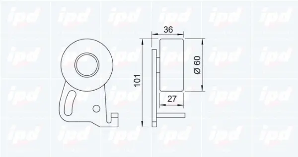 Tensioner Pulley, timing belt