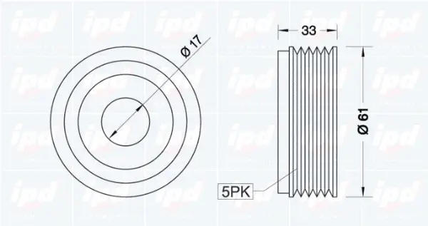 Alternator Freewheel Clutch