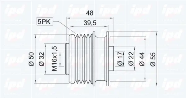 Alternator Freewheel Clutch